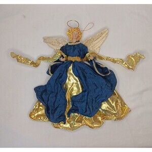 House Of Lloyd Golden Midnight Angel Around The World Collection Blue Gold